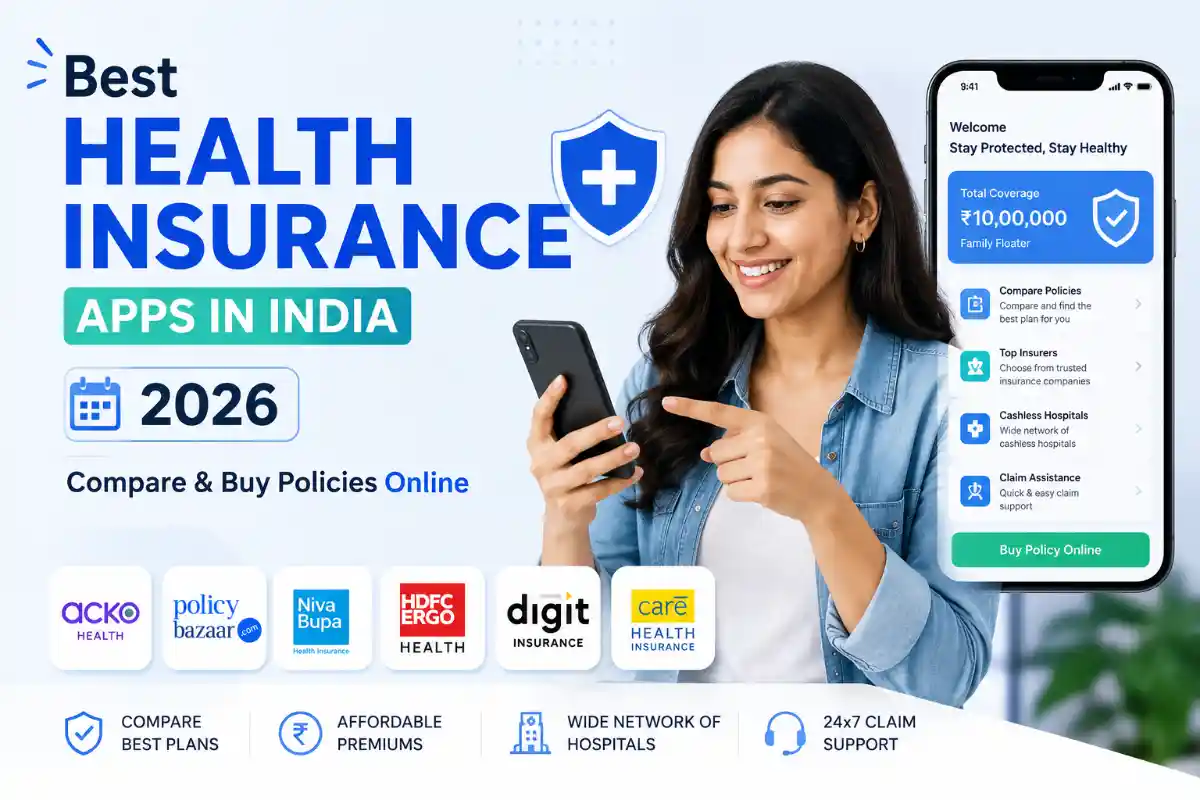 Best Health Insurance Apps in India 2026 - Compare & Buy Policies Online